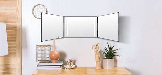 Self Hair Cut Mirror: Revolutionize Your Styling with Jusron's Trifold Dressing Mirror