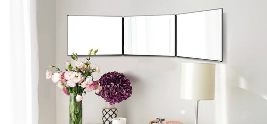 Perfect Reflection of True Beauty: Jusron LED Tri-fold Mirror